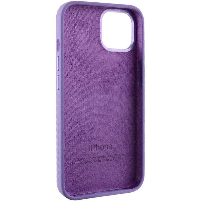 Протиударний чохол Silicone Case Metal Buttons (AA) для Apple iPhone 14 (6.1") Фіолетовий / Iris - фото 6