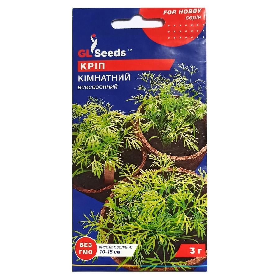 Семена укропа комнатного Gl Seeds 3 г (4823096914237) Семена укропа комнатного Gl Seeds 3 г (4823096914237)