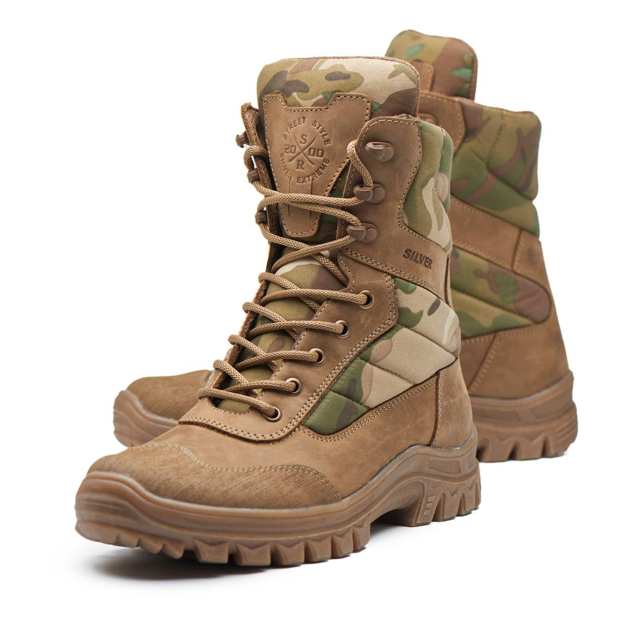 Берці демісезонні чоловічі/жіночі р. 45 Койот/Мультикам (Н Б6-кайот-пиксель-45) - фото 5 Берці демісезонні чоловічі/жіночі р. 45 Койот/Мультикам (Н Б6-кайот-пиксель-45) - фото 5