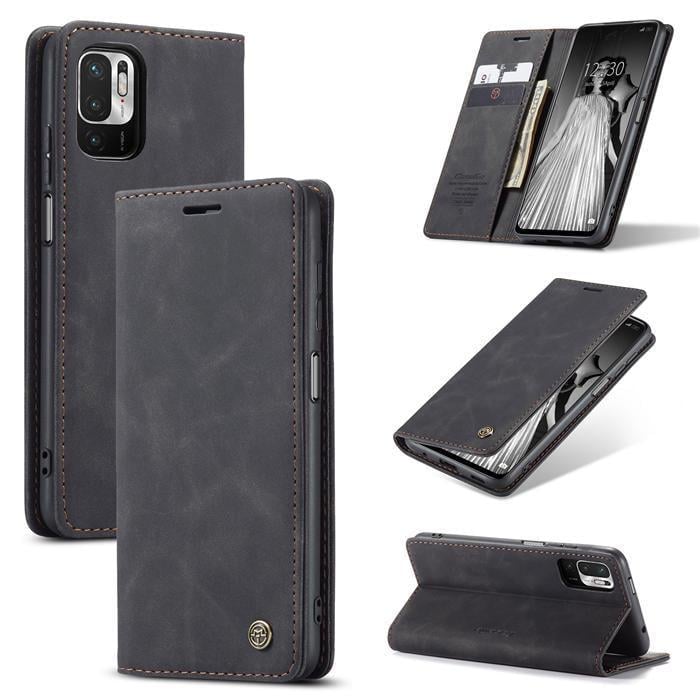 Чехол книжка с магнитом Xiaomi Poco M3 Pro 5G CaseMe Black (29282-2B)
