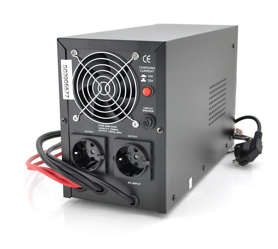 Джерело безперебійного живлення Europower PSW-EPBTW24 з правильною синусоїдою 2000VA 1400W АКБ 24В заряд 10/20А (59120) - фото 2 Джерело безперебійного живлення Europower PSW-EPBTW24 з правильною синусоїдою 2000VA 1400W АКБ 24В заряд 10/20А (59120) - фото 2