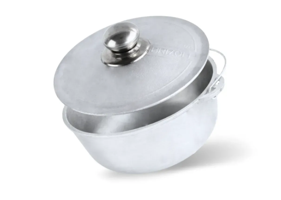 Котел алюминиевый Brizoll с алюминиевой крышкой 2 л (12-002-1) - фото 1