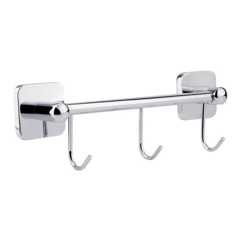 Держатель полотенец 3 крючка Lidz (CRM)-116.08.03 (10087)