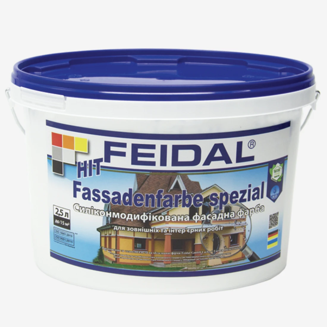 Краска фасадная силиконмодифицированная Feidal HIT Fassadenfarbe spezial 2,5 л (1886454945)