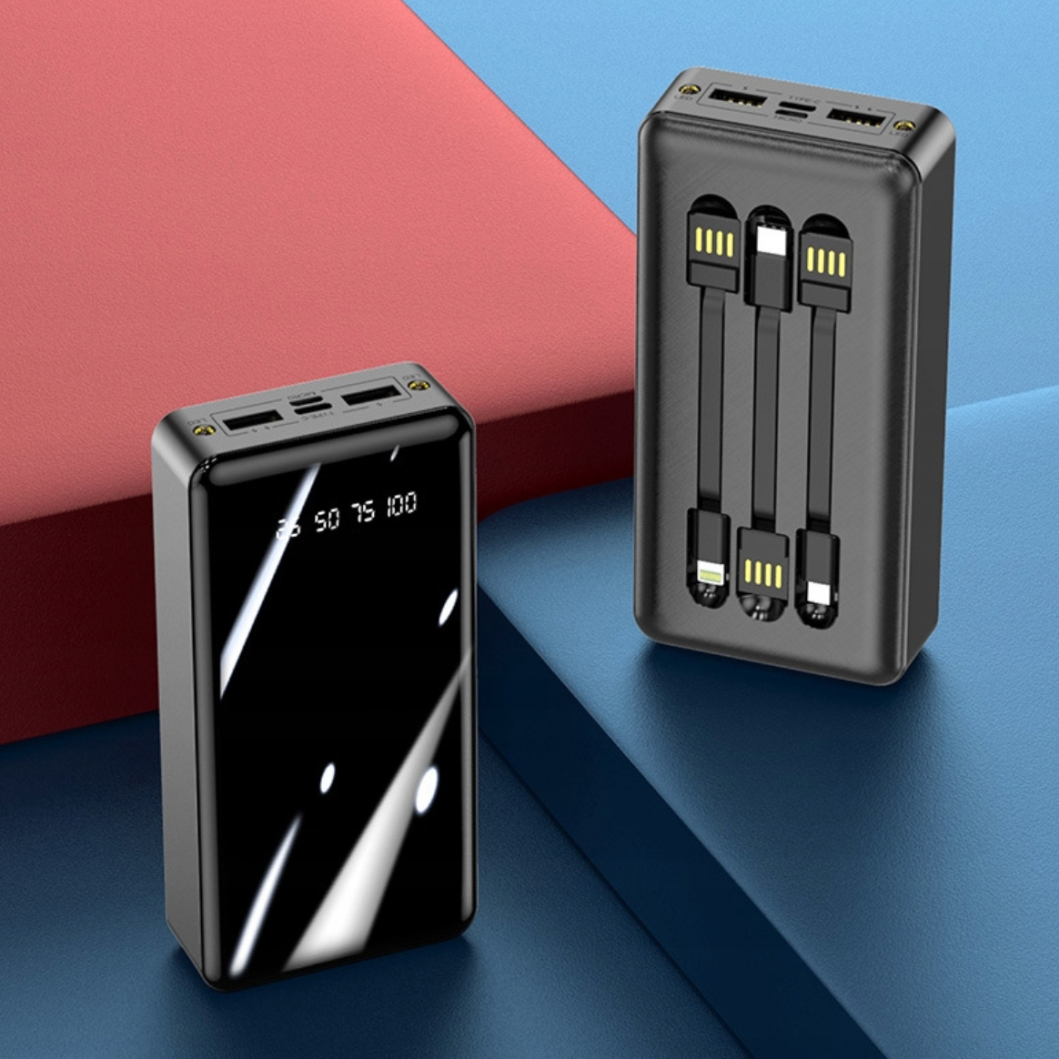 Павербанк YOYO Power Bank 12000mAh with Type-C | Lightning | Micro-USB (PB03) - фото 10 Павербанк YOYO Power Bank 12000mAh with Type-C | Lightning | Micro-USB (PB03) - фото 10