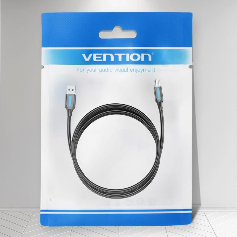 Кабель для принтера Vention USB-USB Type-B 2.0 480 Мбіт/с 2A USB-A на USB-B 1,5 м Чорний (COQBG) - фото 12