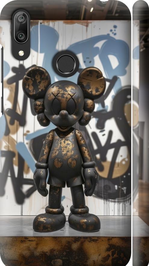 Чехол на Huawei Y7 2019 Bronze kaws v2 (6098m-1638-42517)