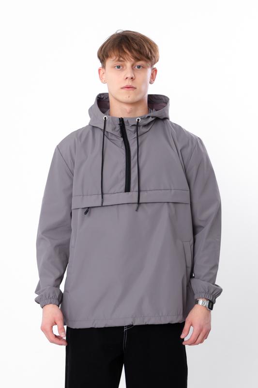 Анорак чоловічий демісезонний Носи Своє XL Сірий (15263) - фото 2 Анорак чоловічий демісезонний Носи Своє XL Сірий (15263) - фото 2