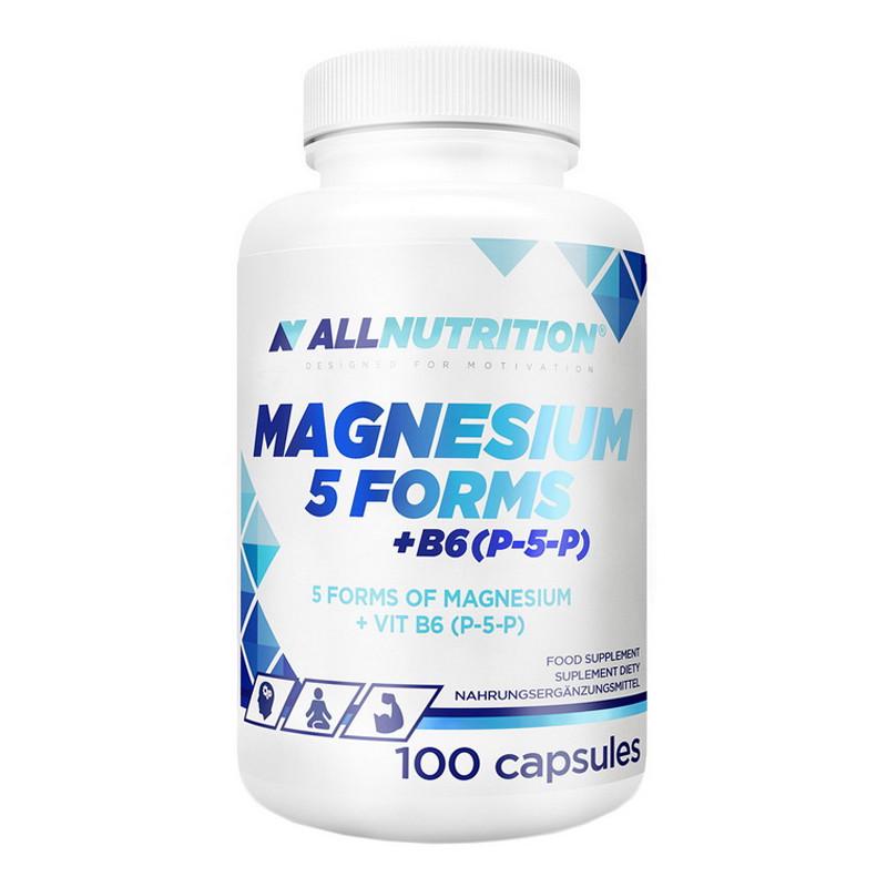 Магний/витамин B6 AllNutrition Magnesium 5 Forms/B6 100 капс. (22578-01) Магний/витамин B6 AllNutrition Magnesium 5 Forms/B6 100 капс. (22578-01)