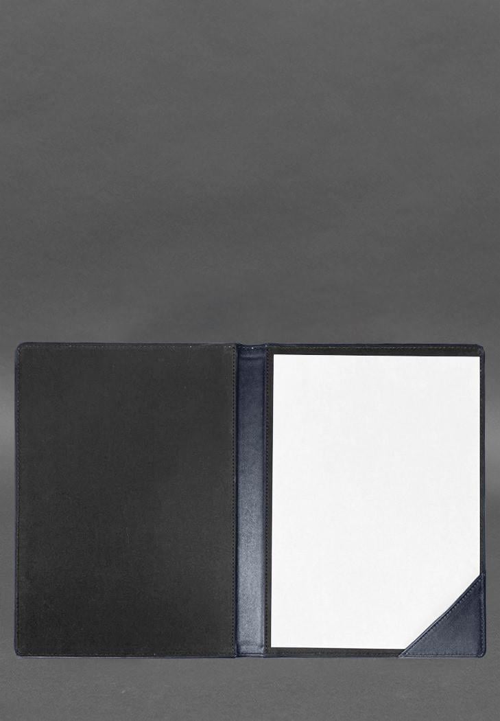 Папка шкіряна для документів на підпис Темно-синій (A-027911) - фото 5