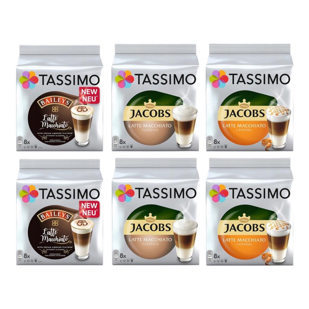 Набор кофе в капсулах Tassimo Set 16 96 капсул