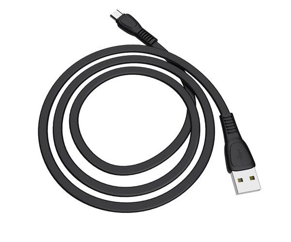 Кабель Data Hoco X40 Noah MicroUSB 2,4А 1 м Чорний