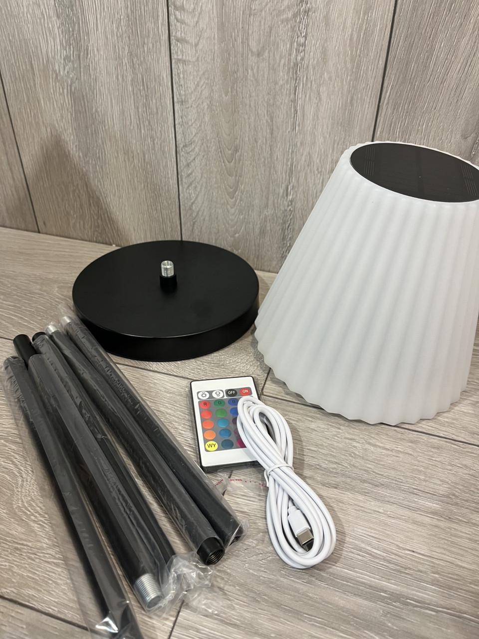 Торшер Bawoo FL24401/BYD-01 с пультом RGB USB-зарядка водонепроницаемая - фото 10 Торшер Bawoo FL24401/BYD-01 с пультом RGB USB-зарядка водонепроницаемая - фото 10