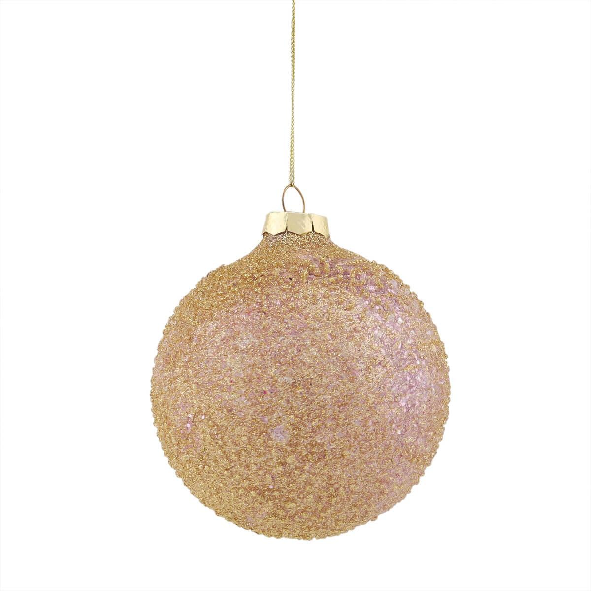Набор новогодних украшений Elisey Шар Сазарная вата d 10 см 6 шт. (6017-024)