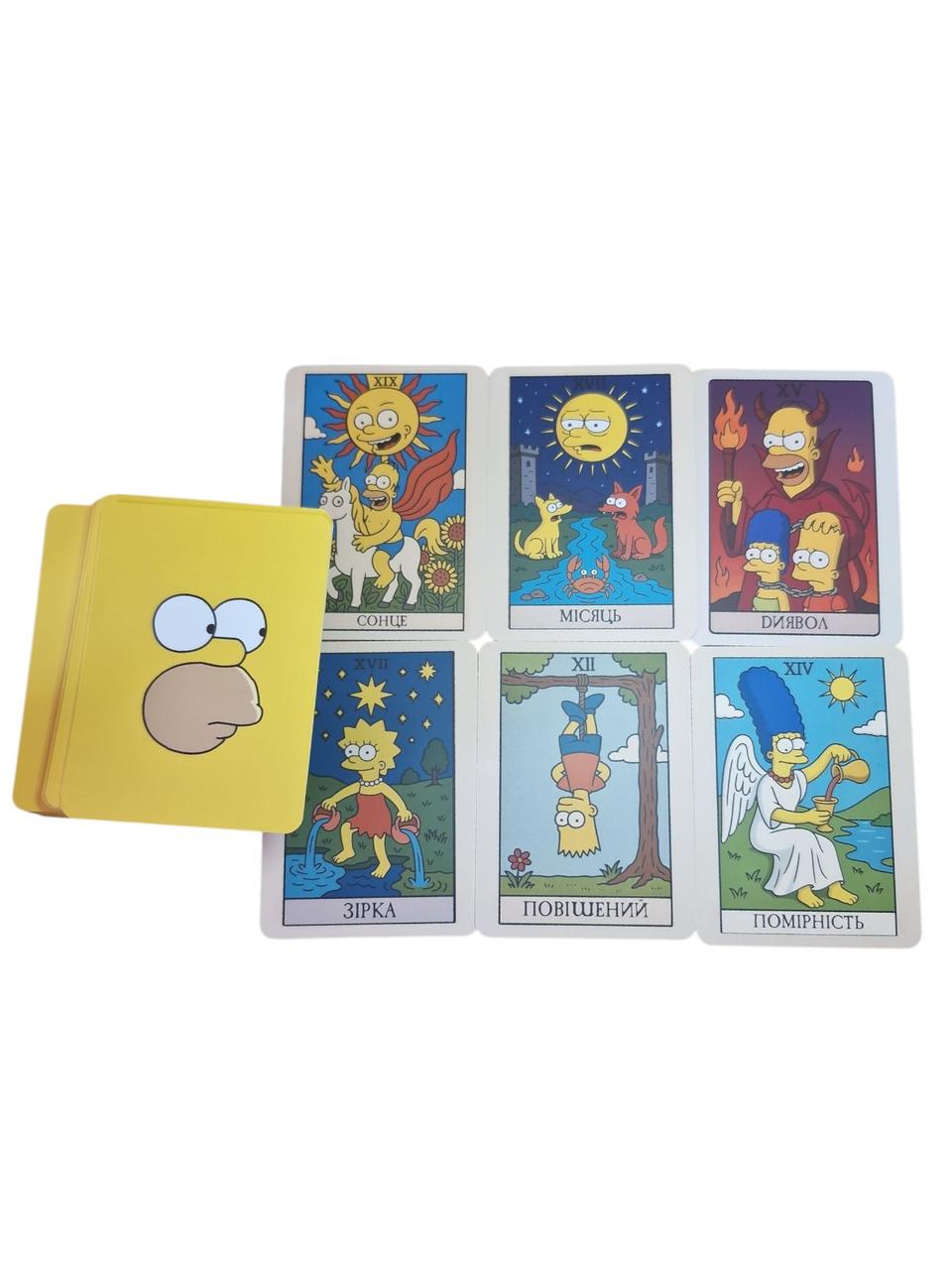 Карты Таро Симпсонов Simpsons матовая 78 карт