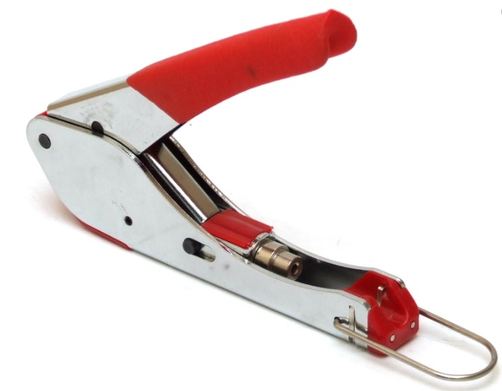 Инструмент HT-H518A прессовочный для компрессионных разъемов F на кабель RG59 RG6 (YUT_V526)