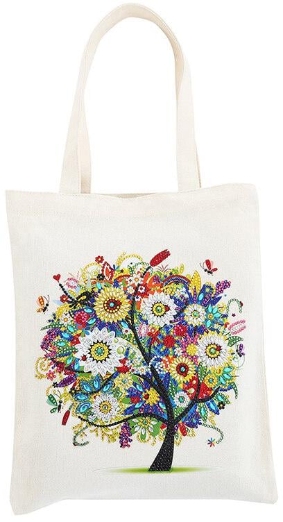 Шопер своїми руками SHLab Квітуче дерево алмазна вишивка 29x37 см (26351)