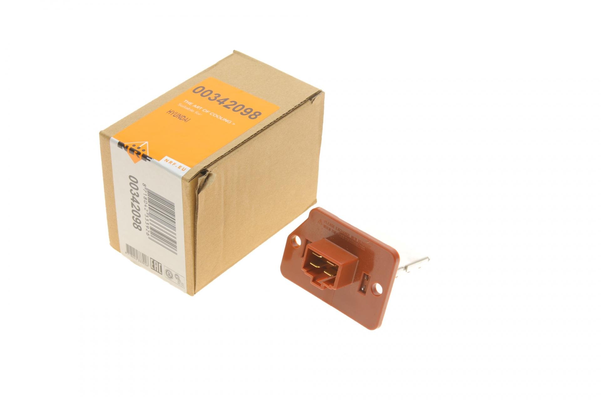 Резистор вентилятора охлаждения двигателя Hyundai Terracan/Kia Sorento 2,4-3,5 01-11 (342098)