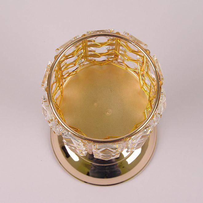 Свічник металевий Flora 23 см (38463) - фото 4