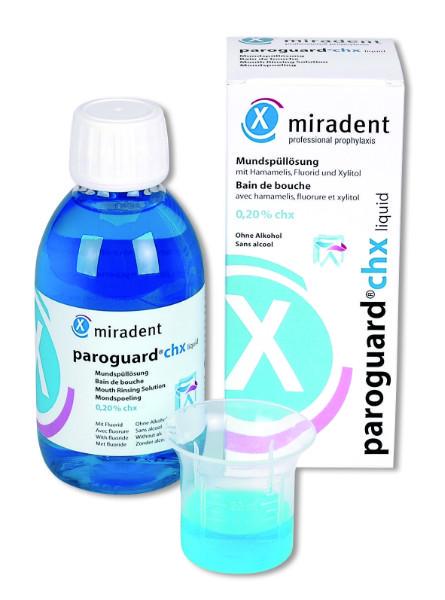 Ополаскиватель рта Miradent Paroguard с хлоргексидином 0,20% 200 мл (336)