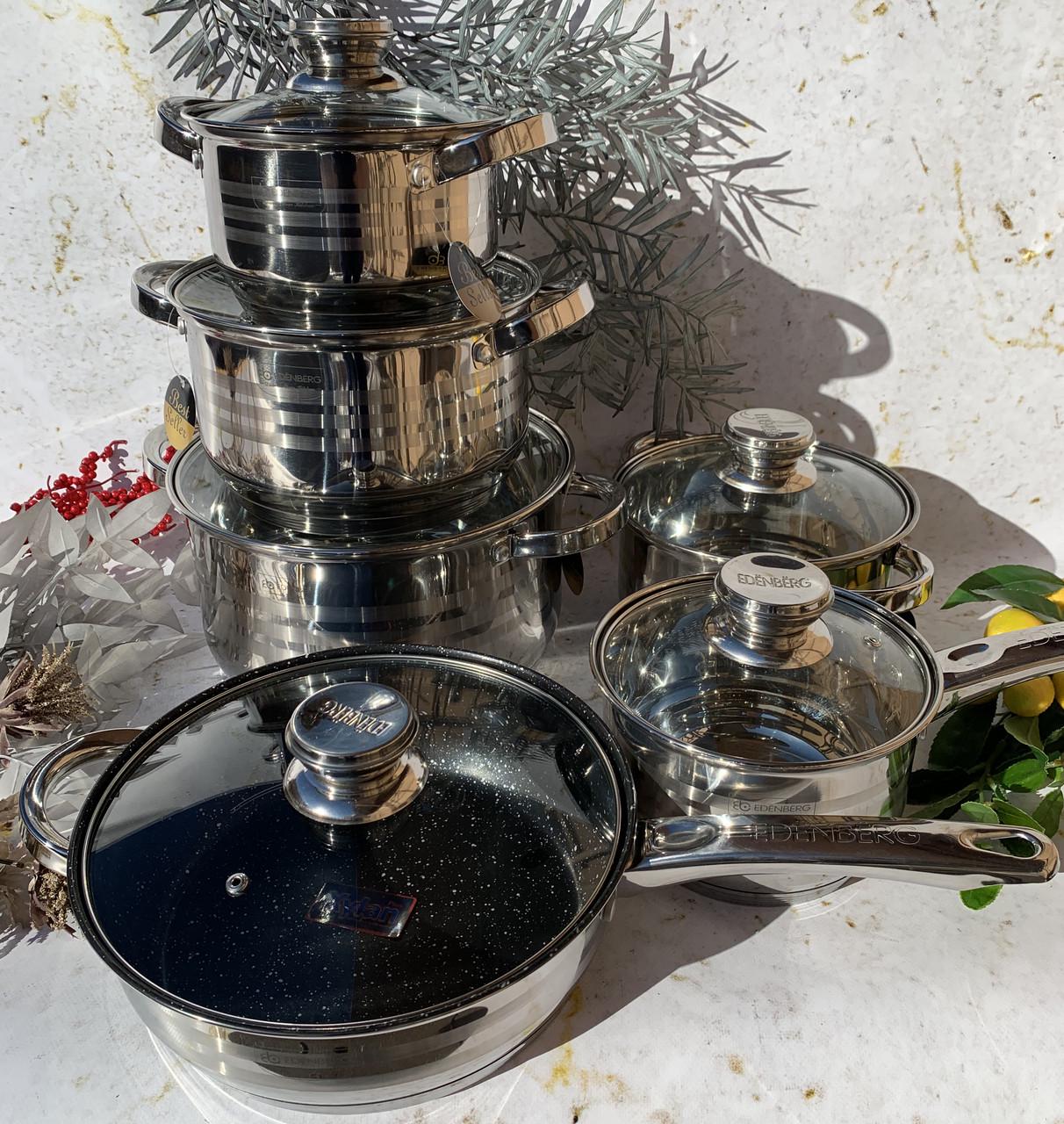Набор кастрюль Edenberg EB-4039 12 пр.