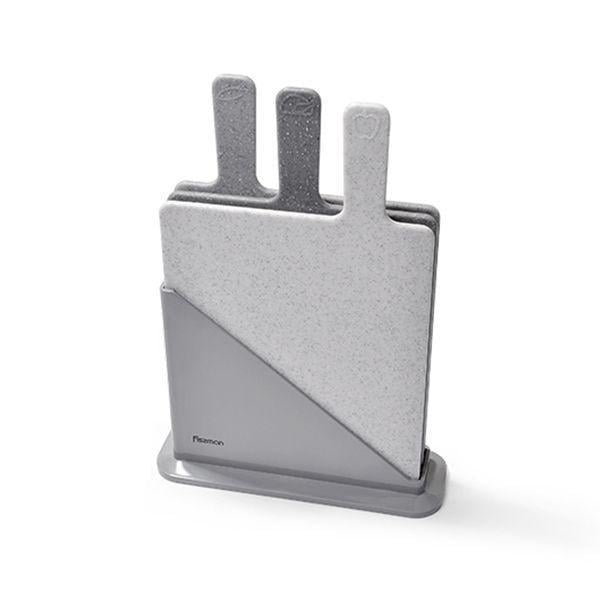 Набір обробних дошок Fissman + підставка (8015)