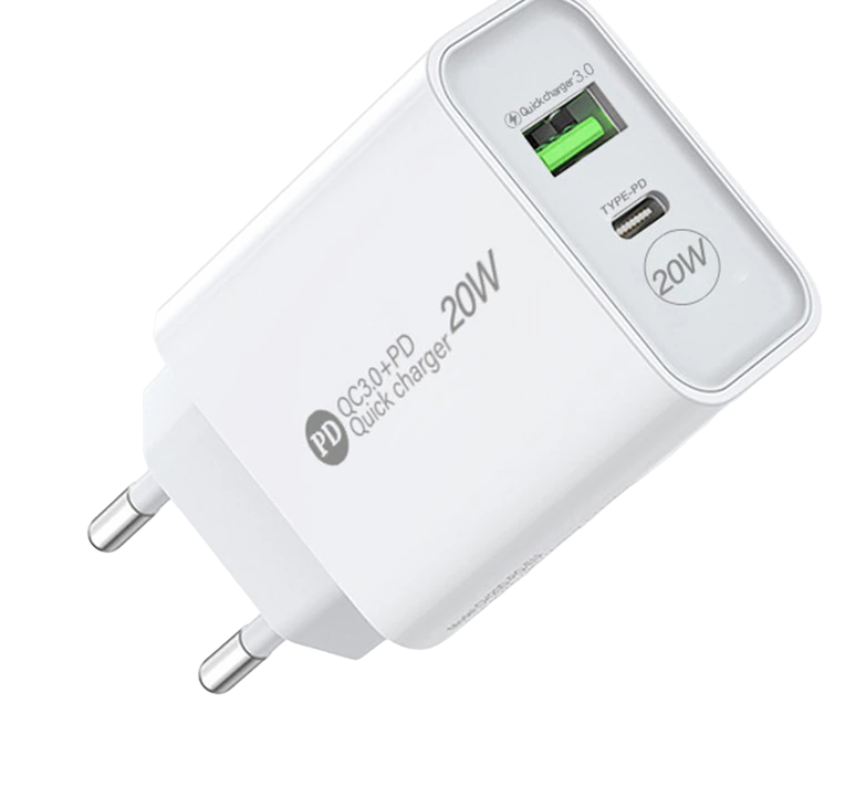 Зарядное устройство PD USB Quick Charge 3.0 быстрая зарядка для iPhone 14 13 12 Pro Max Airpods Huawei/Xiaomi