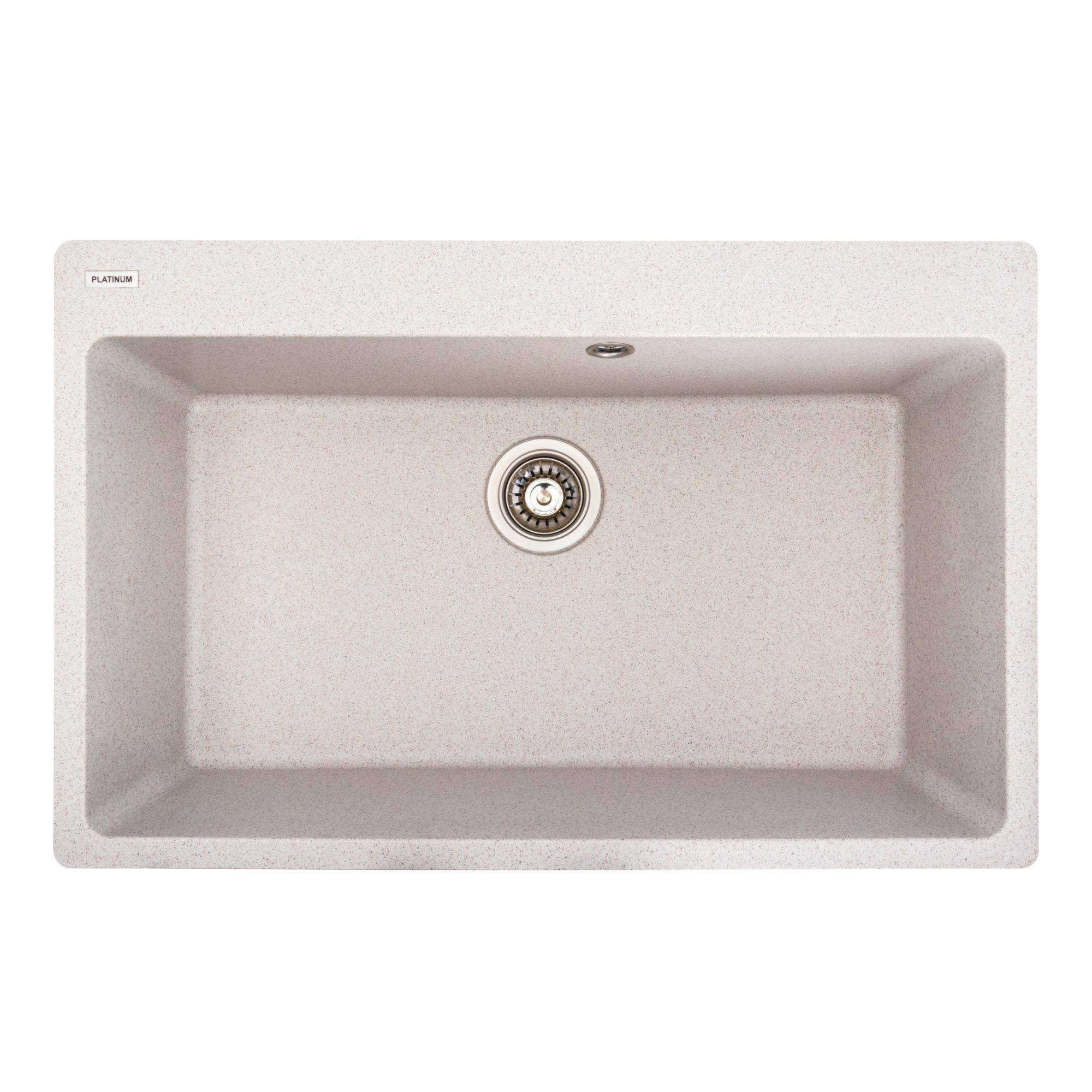 Мойка для кухни гранитная Platinum 7850 Bogema матовая Топаз Мойка для кухни гранитная Platinum 7850 Bogema матовая Топаз