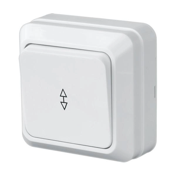 Выключатель Lider Legend1-клавишный проходной Белый