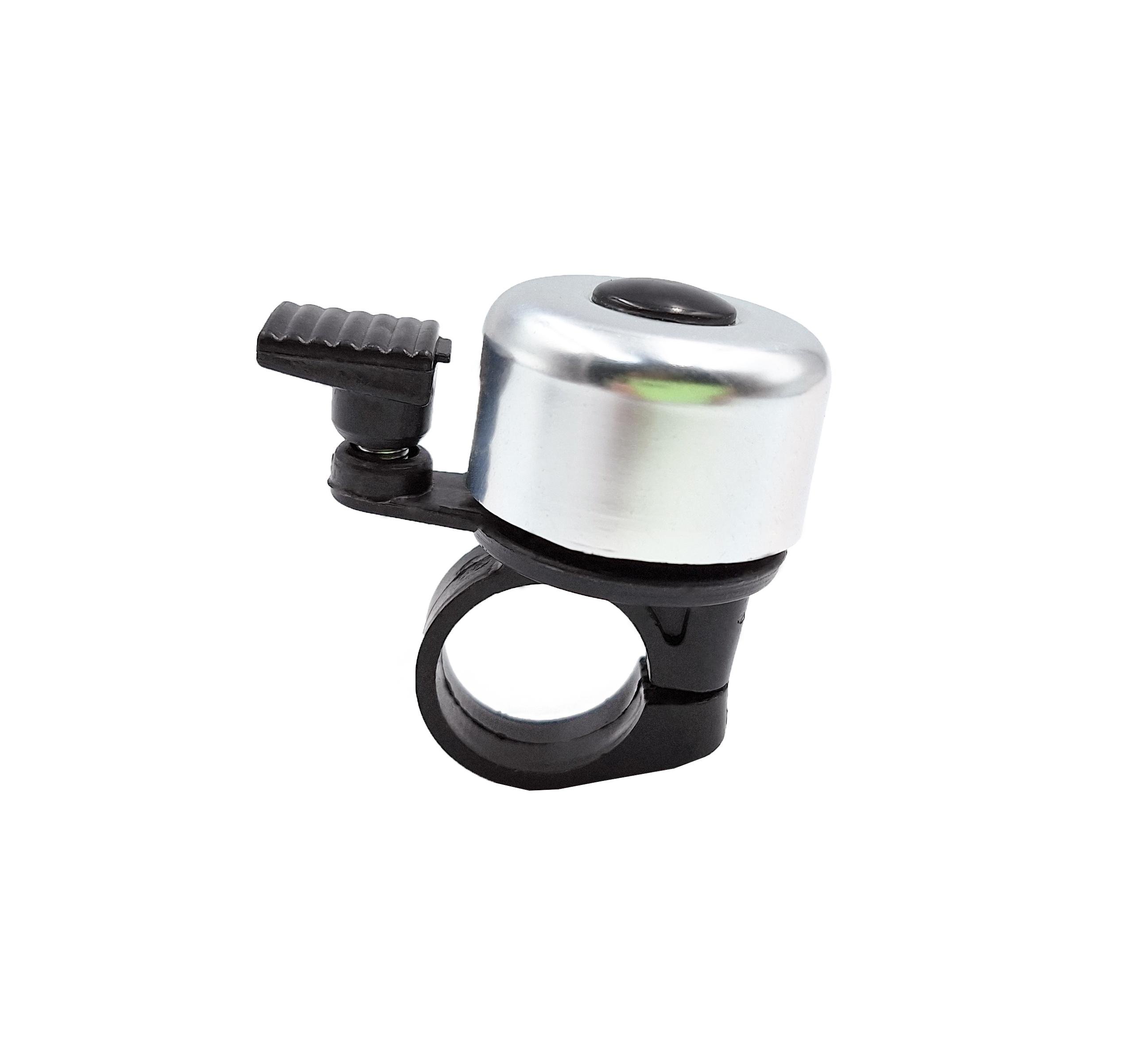 Дзвінок велосипедний алюмінієвий бочонок Срібний (G0000143) Дзвінок велосипедний алюмінієвий бочонок Срібний (G0000143)