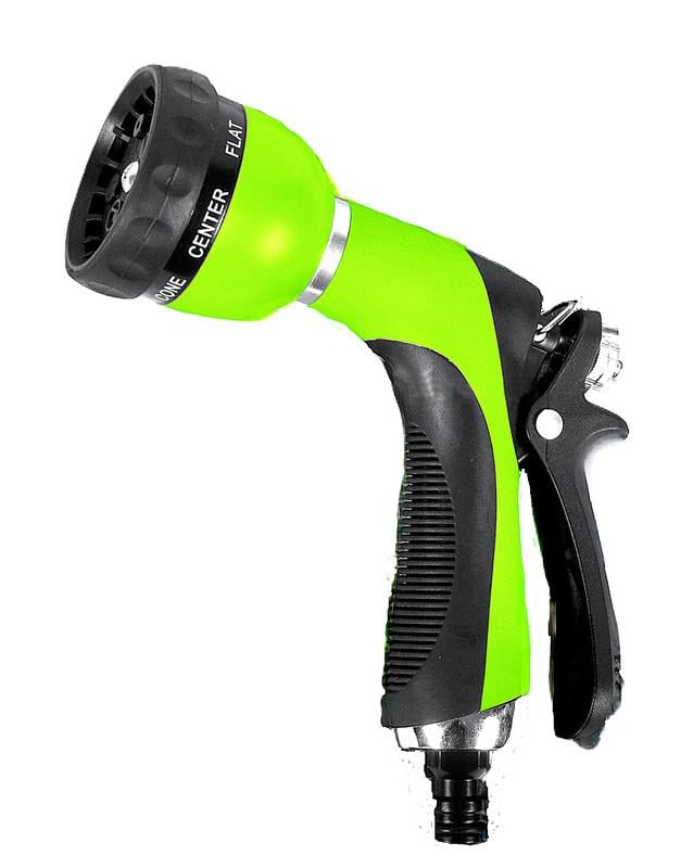 Пістолет для поливу MasterTool TWIN LINE 1/2" 7 режимів з металевим соплом та TPR-покриттям (92-9346)