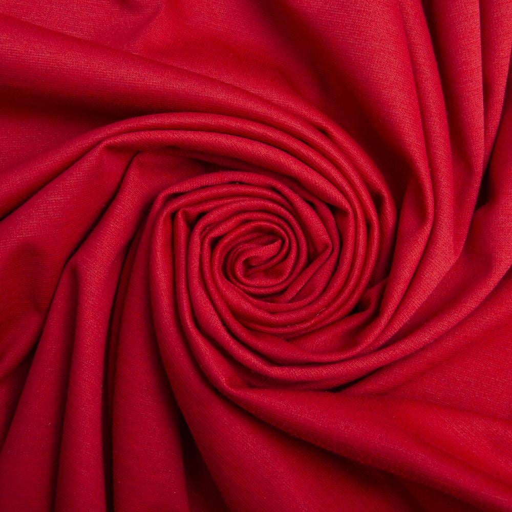 Ткань трикотаж Изабель Красный (24577)