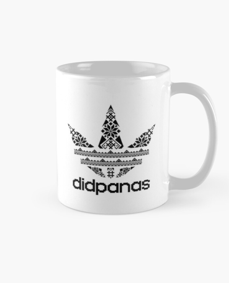 Чашка керамическая с принтом "Did Panas" 330 мл Белый (УКР1Ч) Чашка керамическая с принтом "Did Panas" 330 мл Белый (УКР1Ч)
