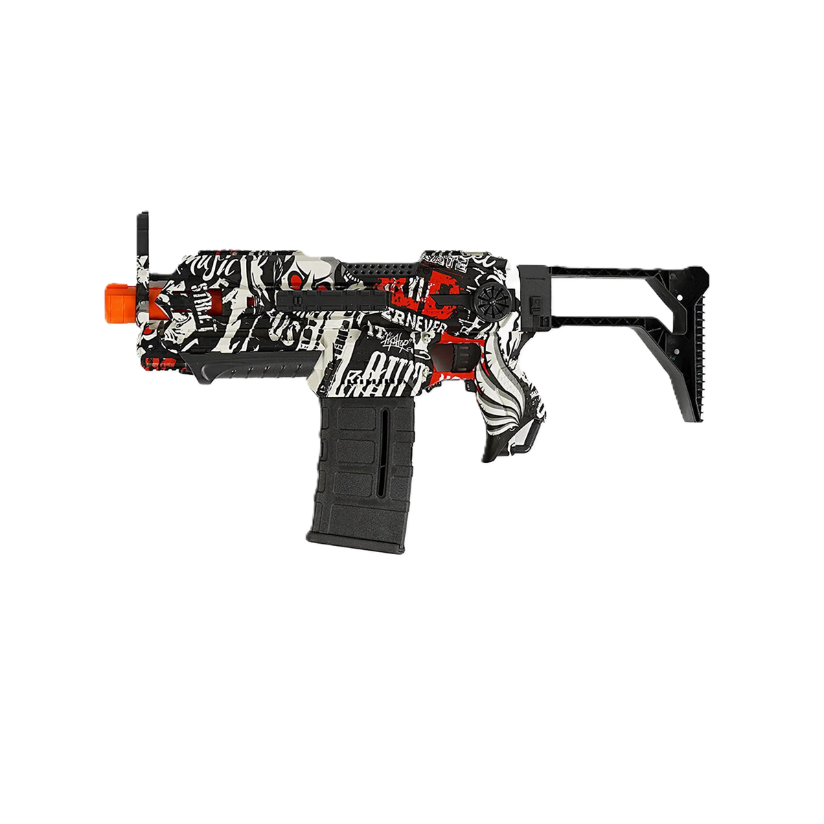 Автомат дитячий SB 589 12/2 автоматичний/на батарейках/стріляє м’якими патронами/20 патронів/мішень (159784)