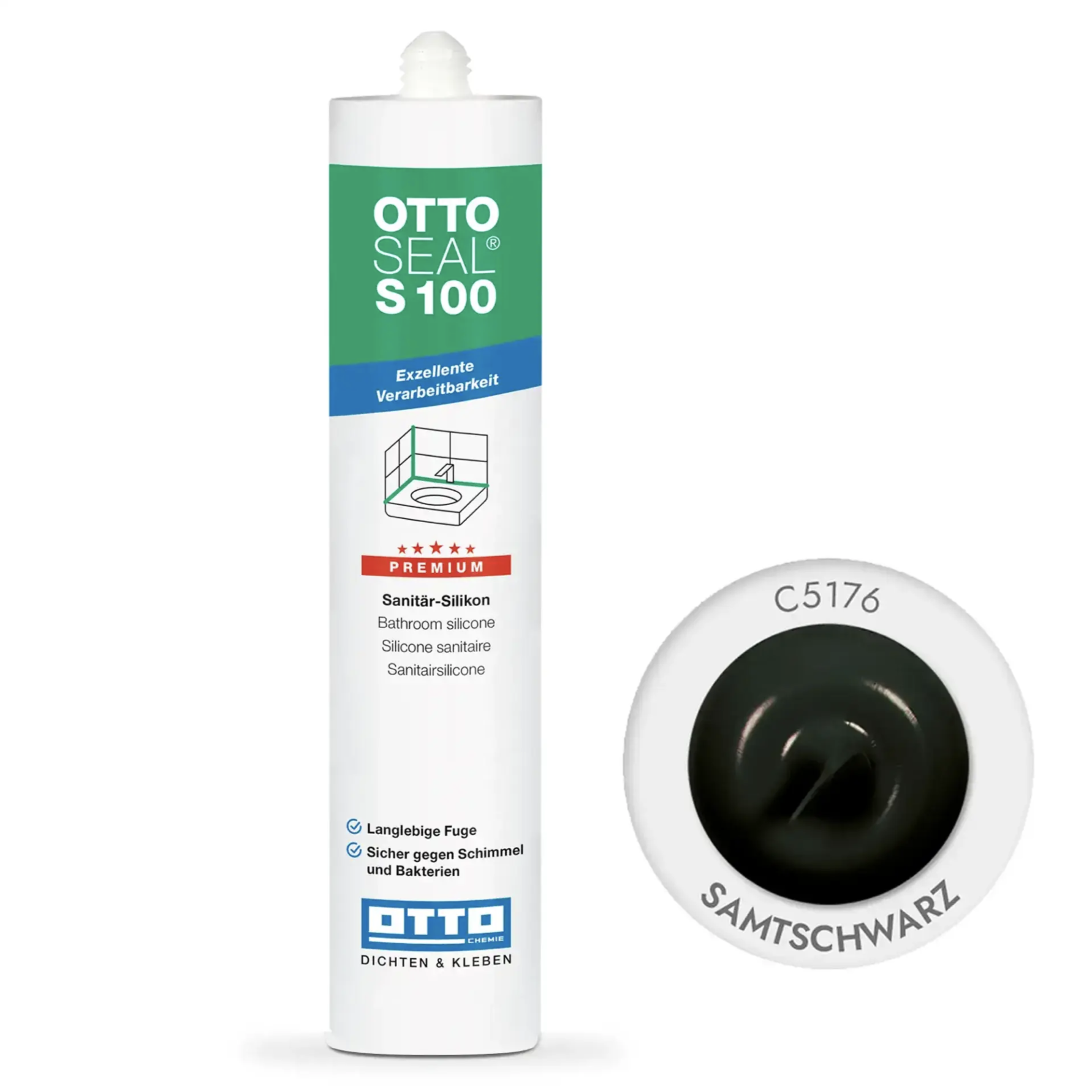 Герметик силіконовий OTTOSEAL S100 С5176 (S100C5176)