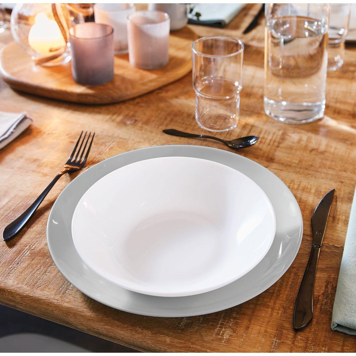 Тарілка глибока Luminarc Diwali кругла 20 см (D6907) - фото 2 Тарілка глибока Luminarc Diwali кругла 20 см (D6907) - фото 2