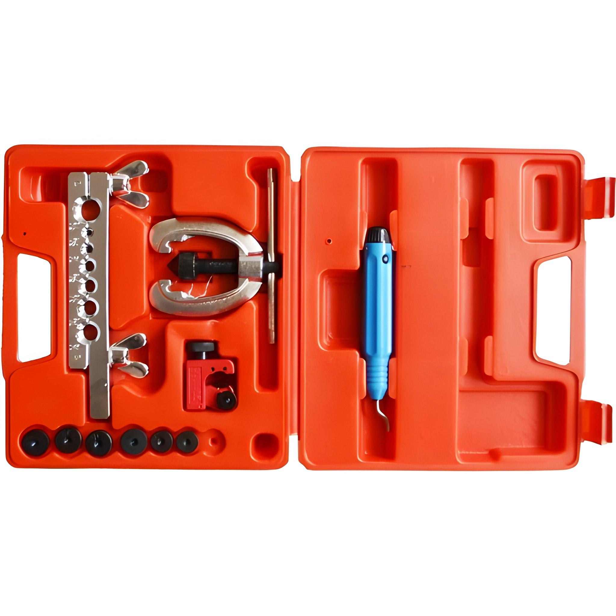 Набір для розвальцьовування гальмівних трубок Kraft&Dele KD10445 11 од. - фото 4 Набір для розвальцьовування гальмівних трубок Kraft&Dele KD10445 11 од. - фото 4