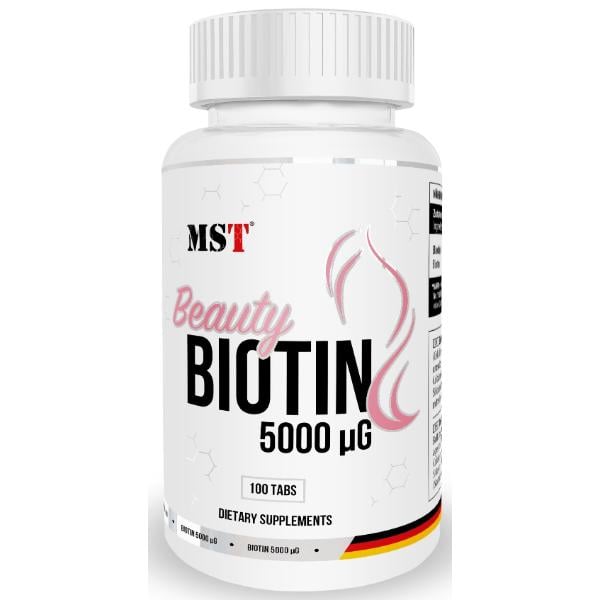 Витамин B для спорта MST Nutrition Biotin 5000 100 табл. (000023628)