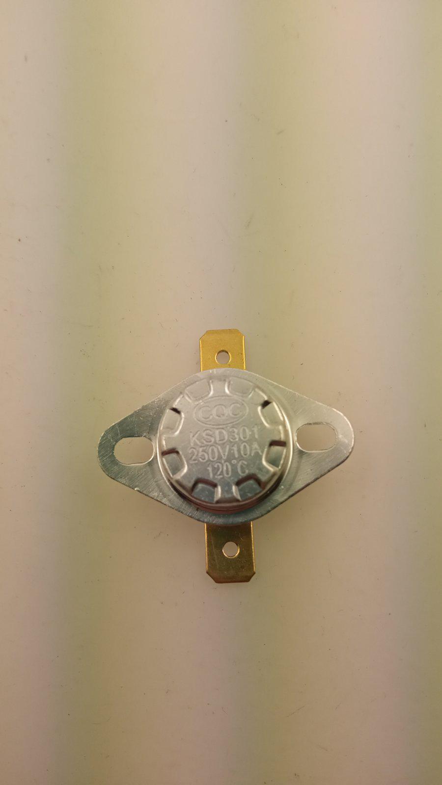Термостат 120 °C 10A/250V (28213)