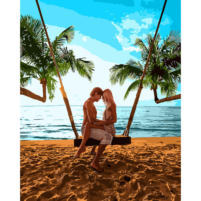 Картина по номерам Признание на побережье 40х50 см (KHO4698)