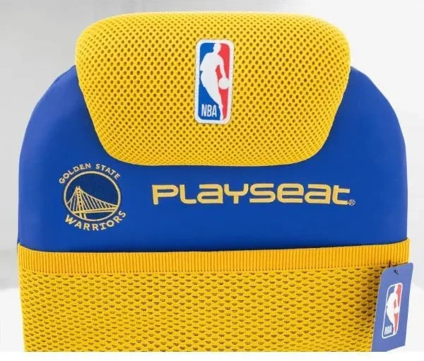 Компьютерное кресло геймерское Playseat NBA Golden State Warriors Синий/Желтый (152203758) - фото 4