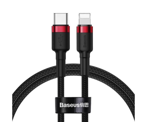 Кабель BASEUS Cafule Type-C to Lightning PD 20W 1 м Red/Black