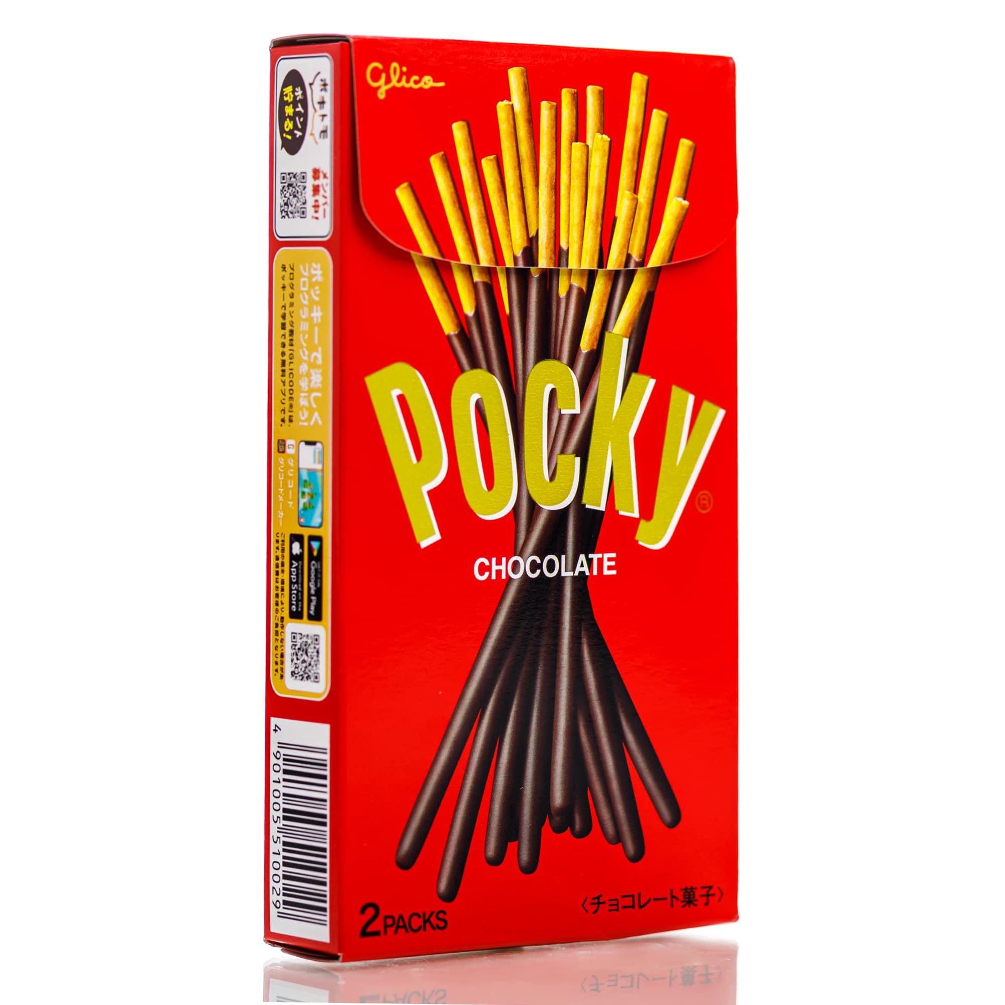 Палички з темним шоколадом Glico Pocky Cacao 60% бісквітні 20 шт.