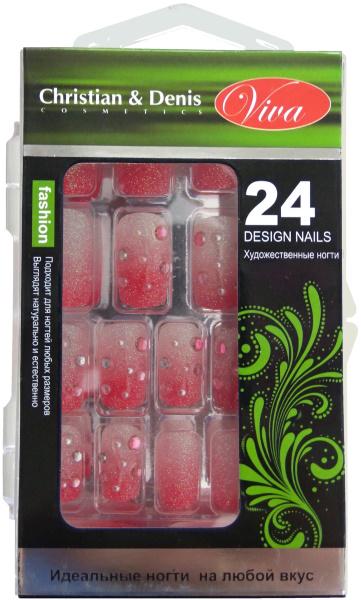 Ногти накладные VIVA 3D в упаковке 24 шт. (3D-237)