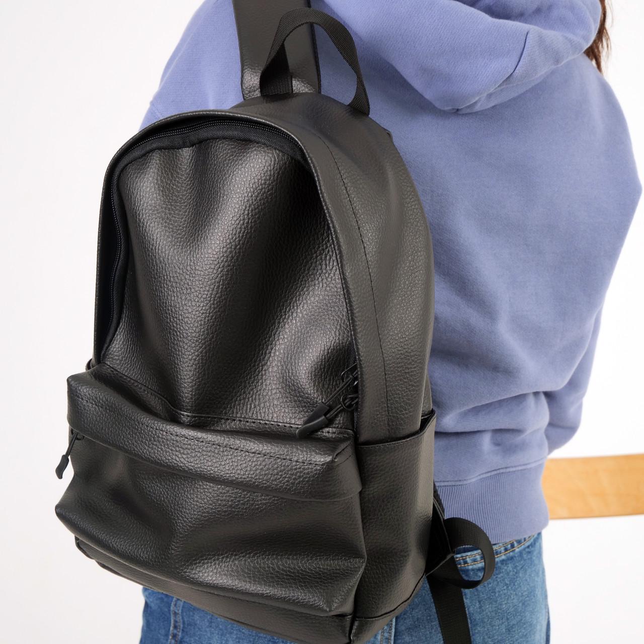 Рюкзак женский Tobeyou City mini из экокожи Black (421287732)