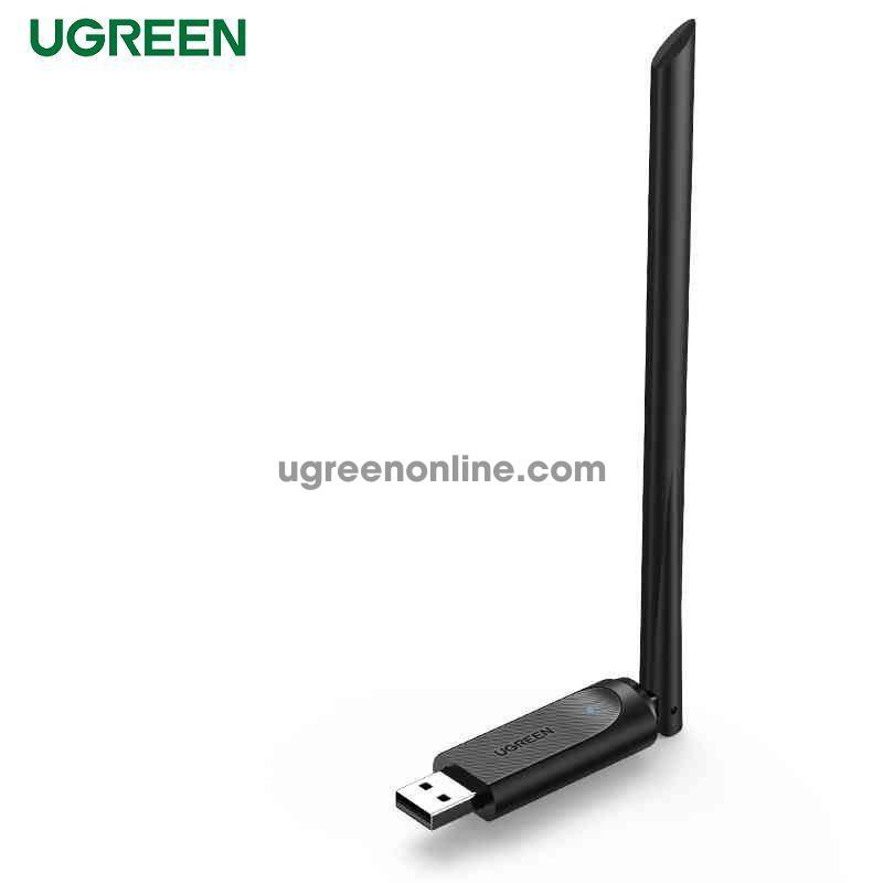 Адаптер Wi-Fi UGREEN CM496 з зовнішньою антеною Чорний (90339) - фото 4