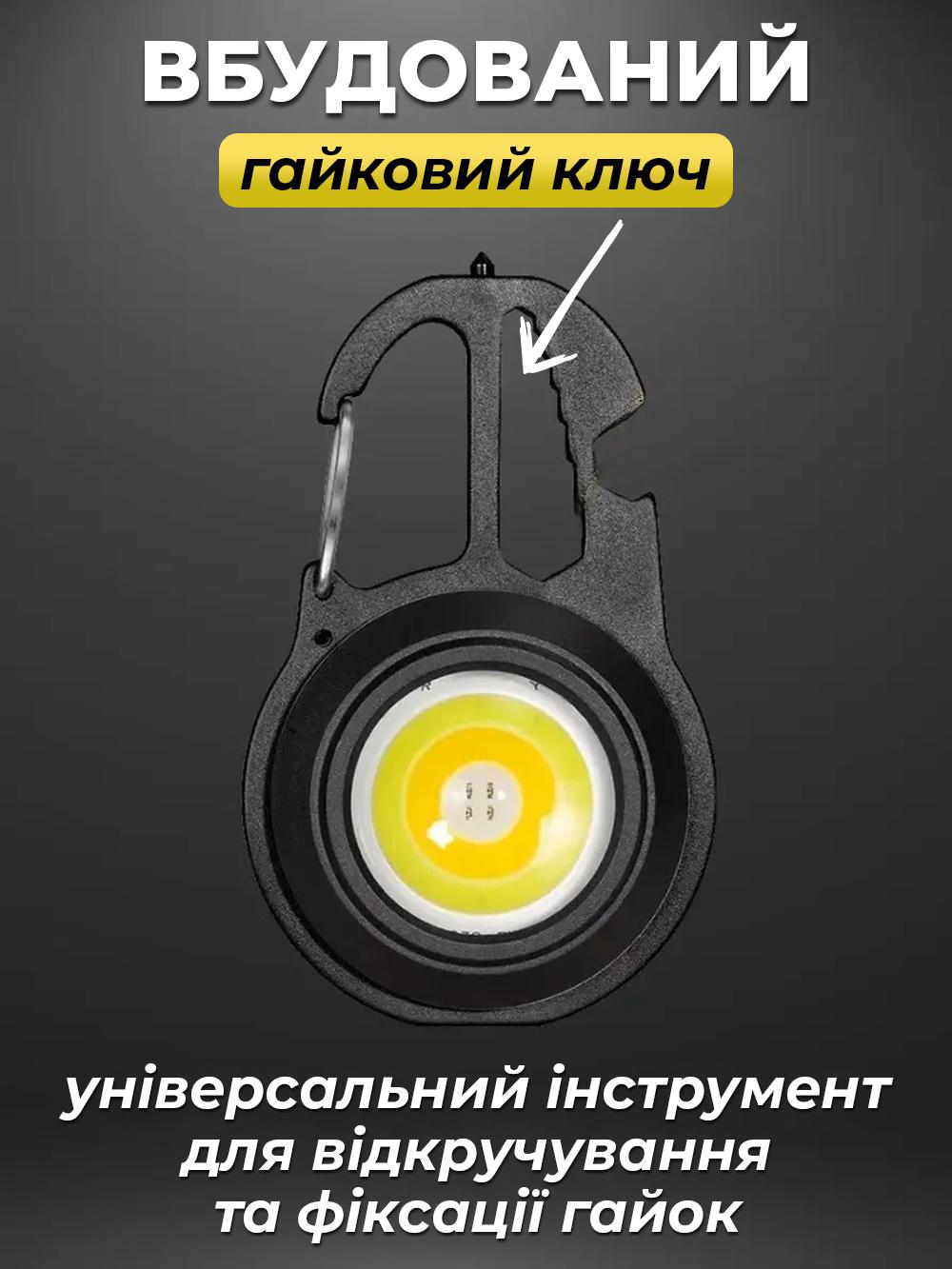 Фонарик-брелок Andowl Q-D910 карманный 19в1 отвертка/гаечный ключ 24 светодиода желтый белый красный свет 670 люменов (64c5c92c) - фото 6 Фонарик-брелок Andowl Q-D910 карманный 19в1 отвертка/гаечный ключ 24 светодиода желтый белый красный свет 670 люменов (64c5c92c) - фото 6