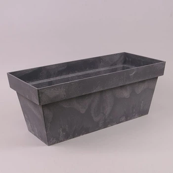 Балконный ящик Cube Case Beton Effect 40 см Маренго (90355)