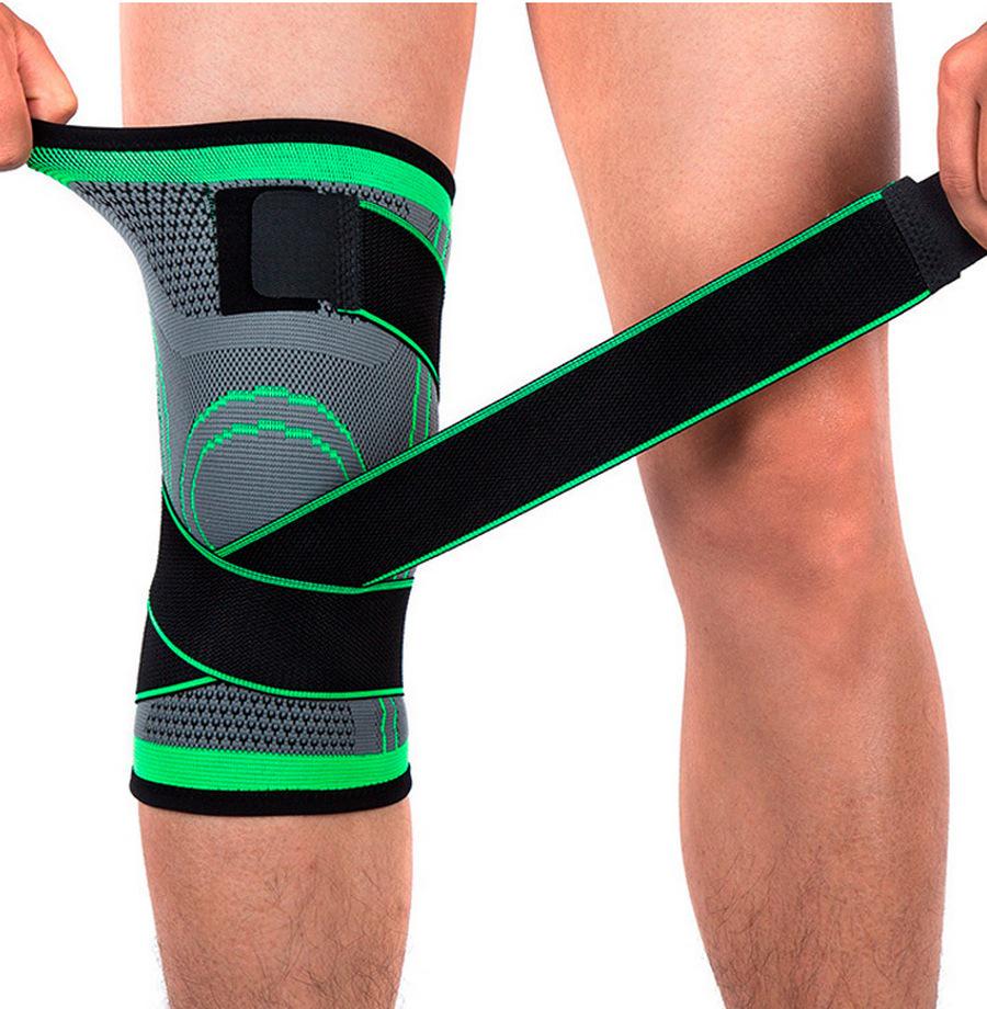Бандаж коленного сустава Knee Support WN-26 Зеленый - фото 2