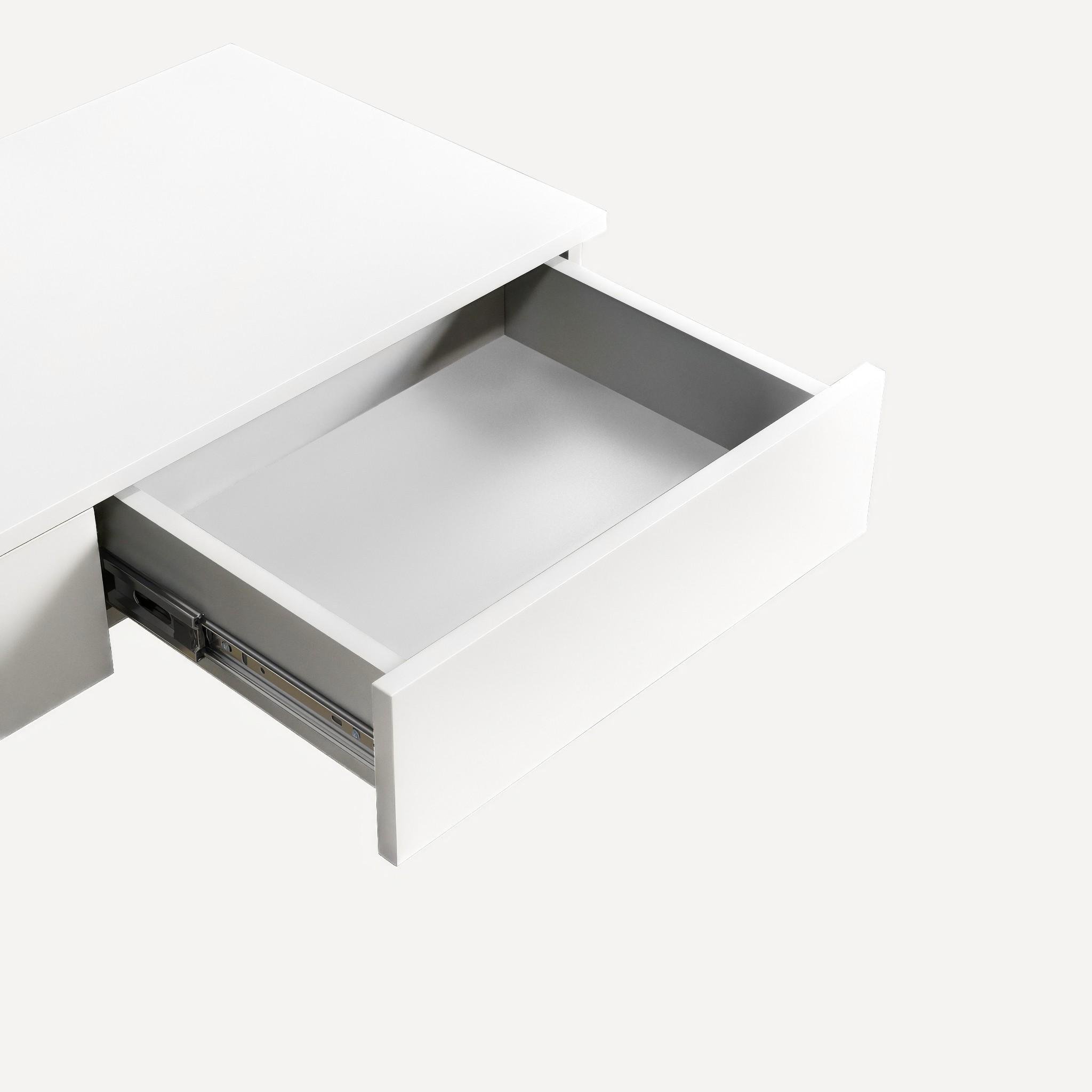 Туалетний стіл підвісний FT-226 1000x310x186 мм Білий - фото 4 Туалетний стіл підвісний FT-226 1000x310x186 мм Білий - фото 4